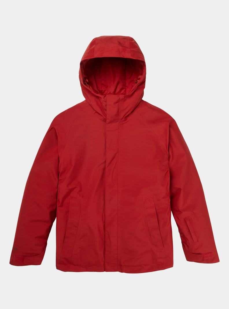 Burton Powline GORE‑TEX 2L Insulated Snowboardjacke Damen Rot | 653-CWNUOM
