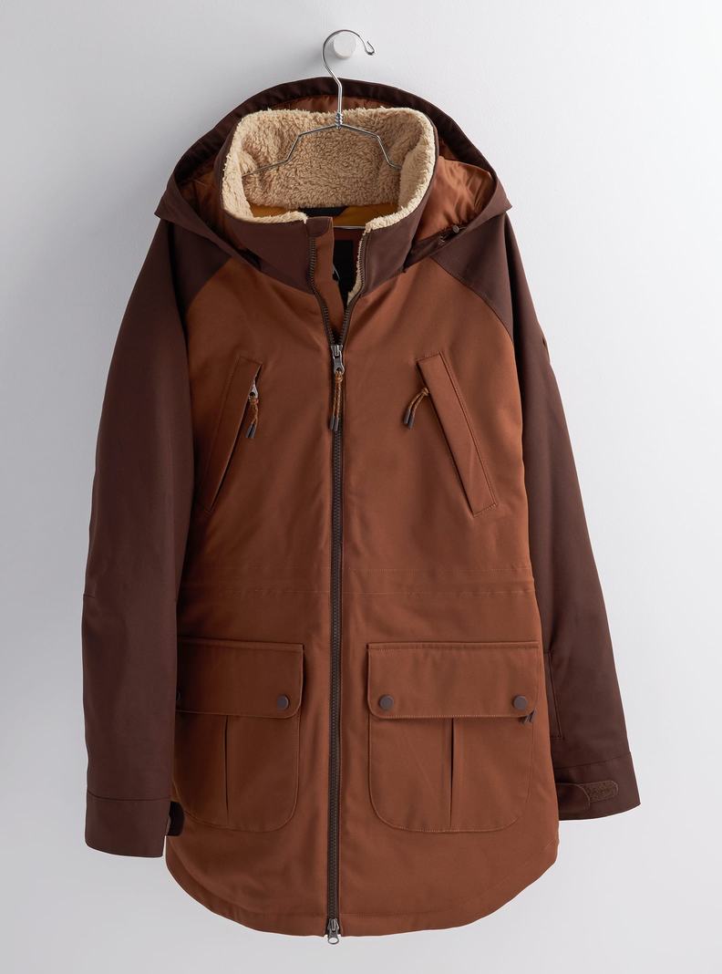 Burton Prowess Snowboardjacke Damen Braun | 139-NKIJOG