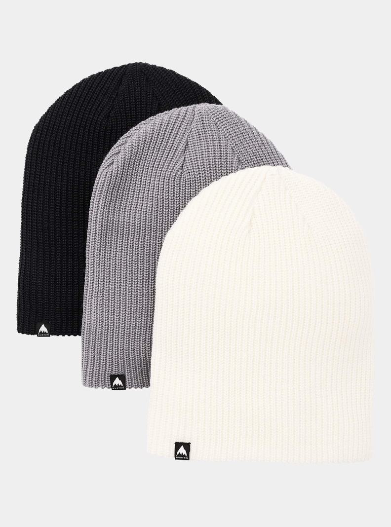 Burton Recycled DND (3 Pack) Mütze Herren Schwarz Grau Weiß | 859-PGKLBD