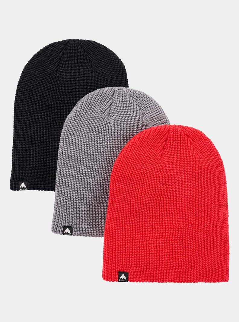 Burton Recycled DND (3 Pack) Mütze Kinder Schwarz Grau Rosa | 892-RCNWLK