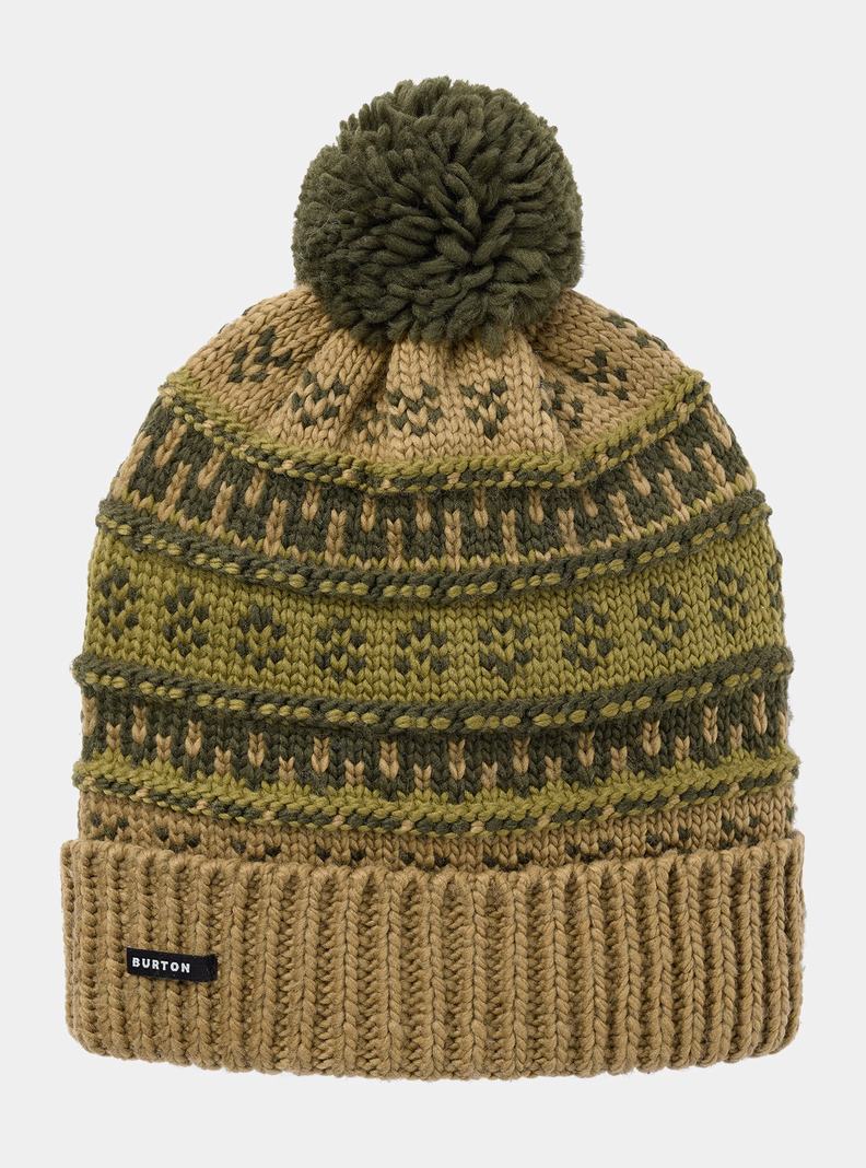 Burton Recycled Walden Mütze Damen Khaki | 647-AJFMQI