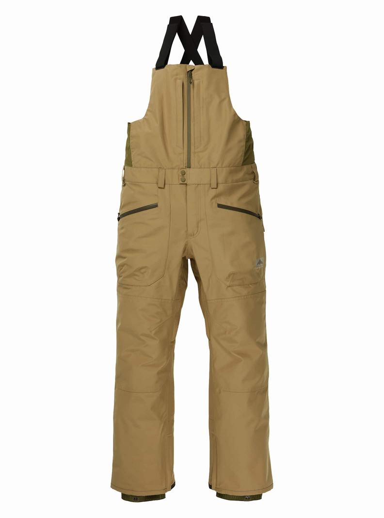 Burton Reserve GORE‑TEX 2L Latzhose Herren Khaki | 657-QYEWFS