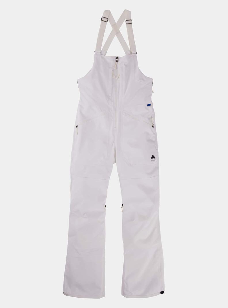 Burton Reserve Stretch 2L Latzhose Damen Weiß | 093-UPAKBI
