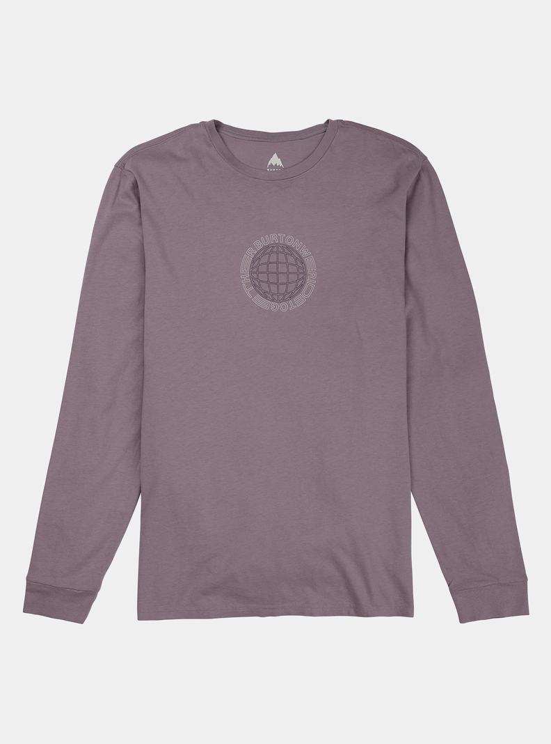Burton Saugatuck Long Sleeve T-Shirts Herren Lavendel | 359-LRMUQB