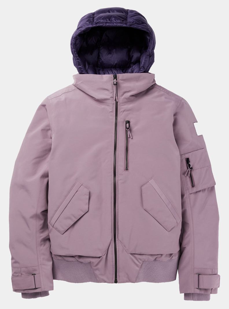 Burton Saxton Bomber Snowboardjacke Damen Lavendel | 495-YCFKIN