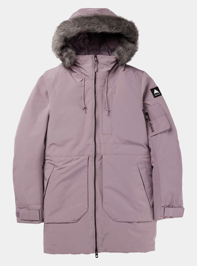 Burton Saxton Parka Snowboardjacke Damen Lavendel | 142-IFOCKH