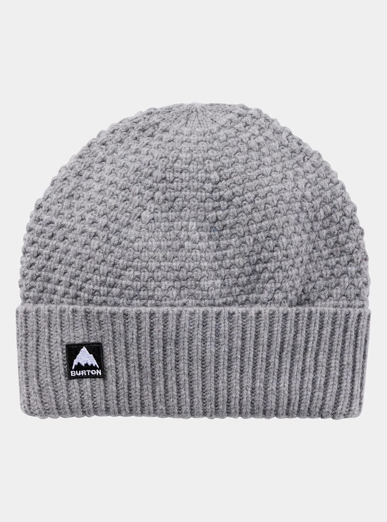 Burton Seed Stitch Mütze Damen Grau | 691-KLWTHE