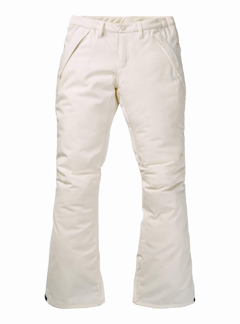 Burton Society - Hohe Snowboardhose Damen Weiß | 876-TYBOUR