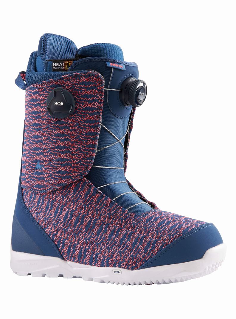 Burton Swath BOA® Snowboardboots Herren Lila Blau | 518-WKBZHE