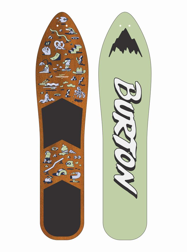 Burton The Throwback Snowboards Herren | 571-WOQRZS