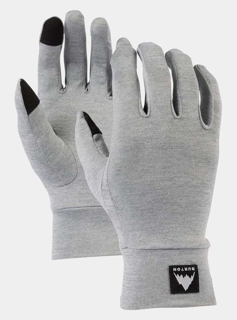 Burton Touchscreen Glove Liner Skihandschuhe Damen Grau | 624-ETSGQD