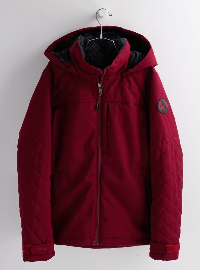 Burton Tulum Stretch Snowboardjacke Damen Bordeaux | 736-BCWPUI