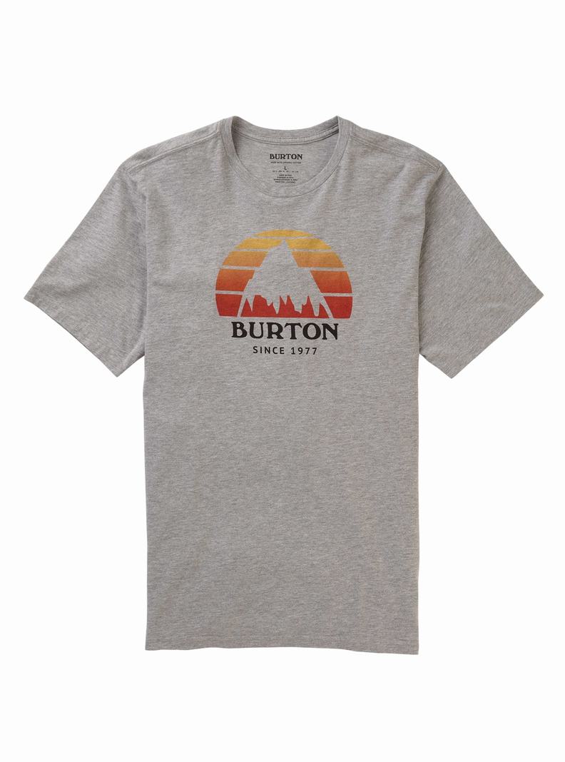 Burton Underhill Kurzes Sleeve T-Shirts Herren Grau | 295-KAPVGR