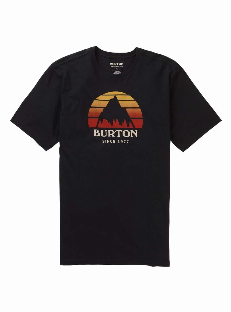 Burton Underhill Kurzes Sleeve T-Shirts Herren Schwarz | 714-YSQJFO