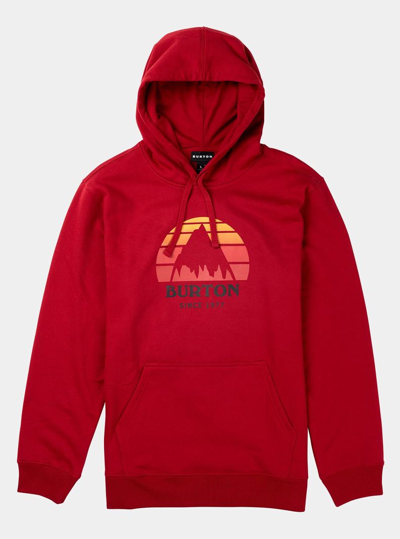 Burton Underhill Pullover Hoodie Damen Rot | 308-VIETCG