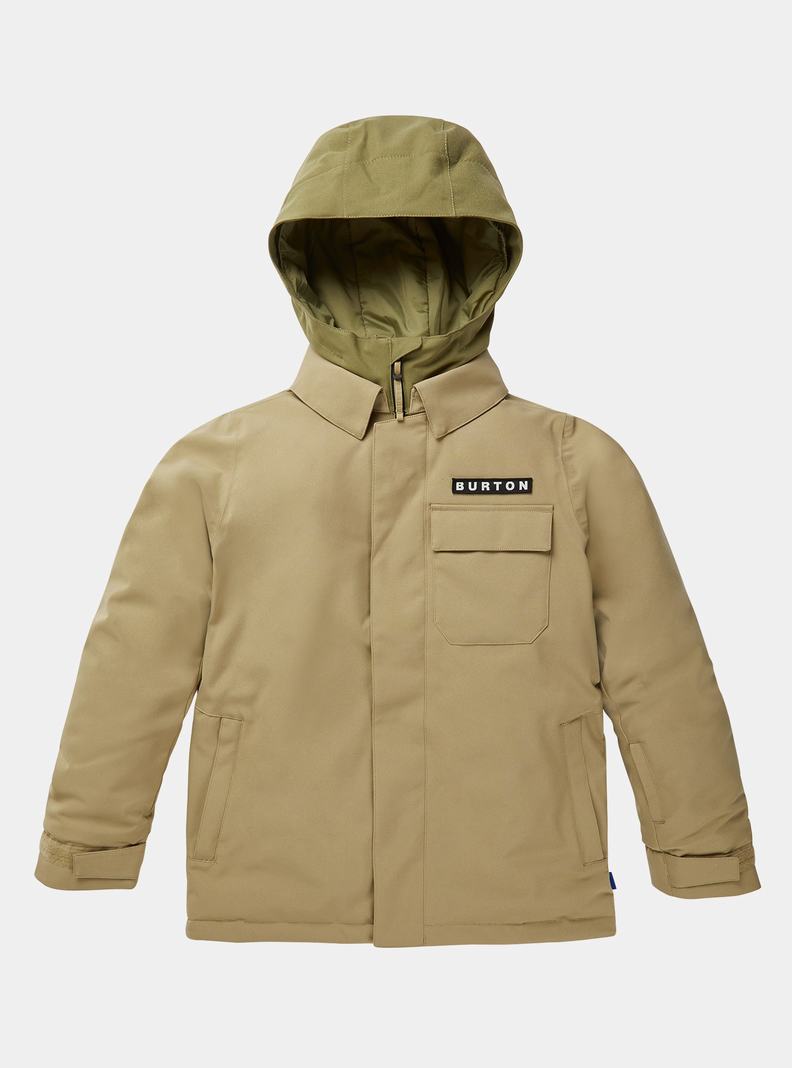 Burton Uproar 2L Snowboardjacke Kinder Khaki | 023-TBIWMU