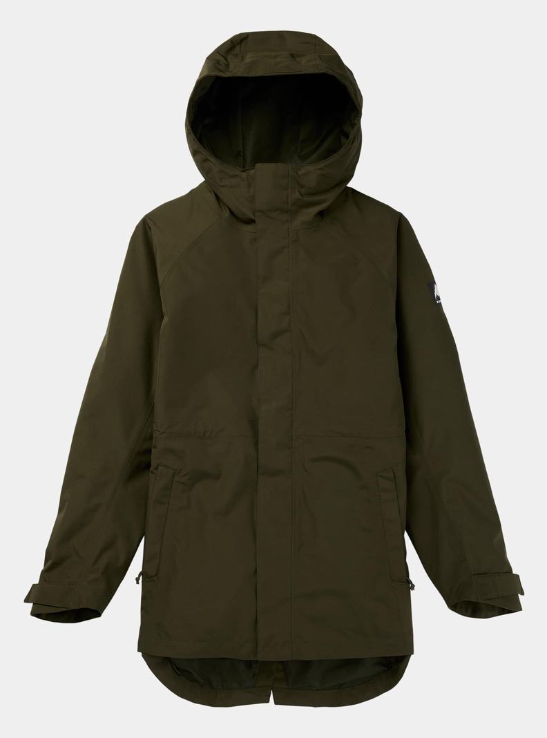 Burton Veridry 2L Rain Snowboardjacke Damen Tiefesgrün | 516-EXRONM