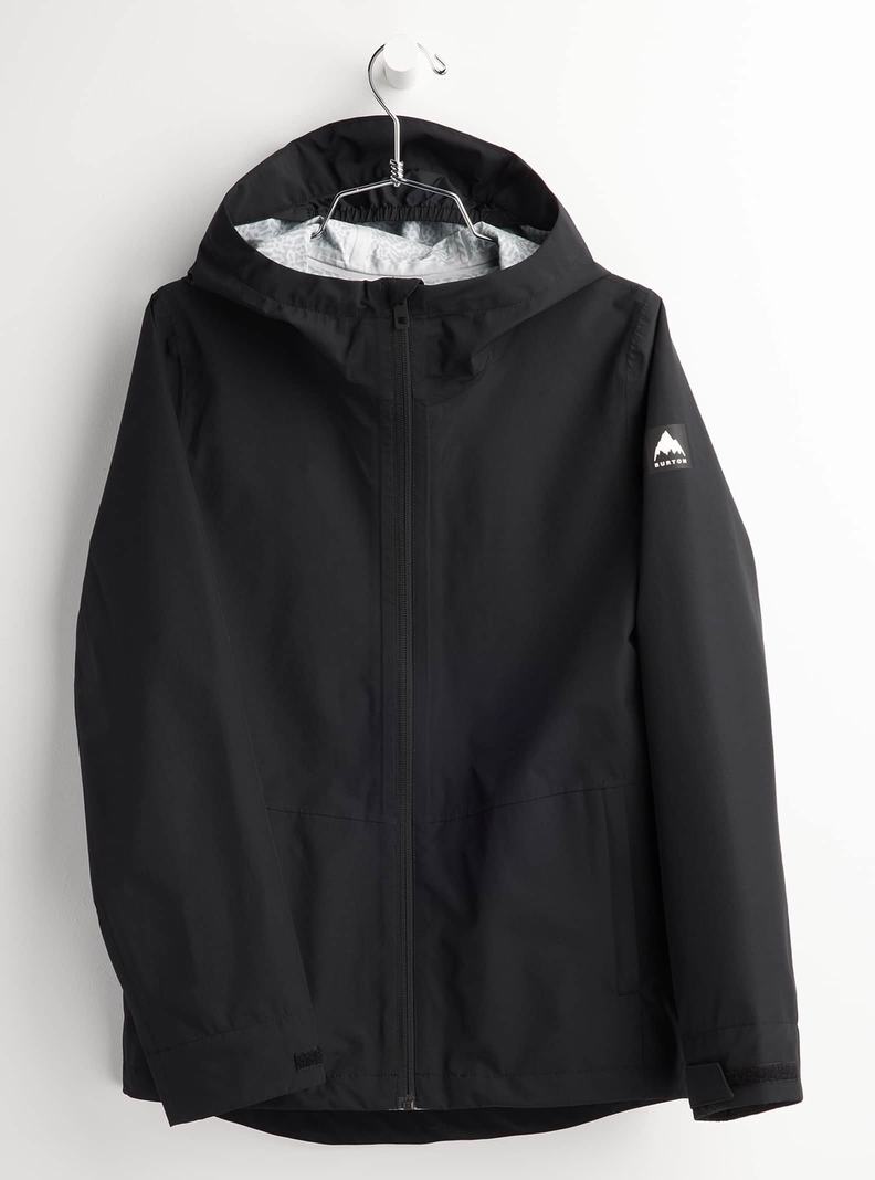 Burton Veridry 2.5L Rain Snowboardjacke Kinder Schwarz | 869-NUYEDT