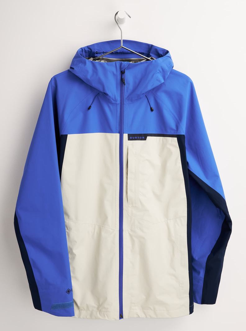 Burton Veridry GORE-TEX 2L Rain Snowboardjacke Herren Blau Silber Grün | 713-GJCQOT