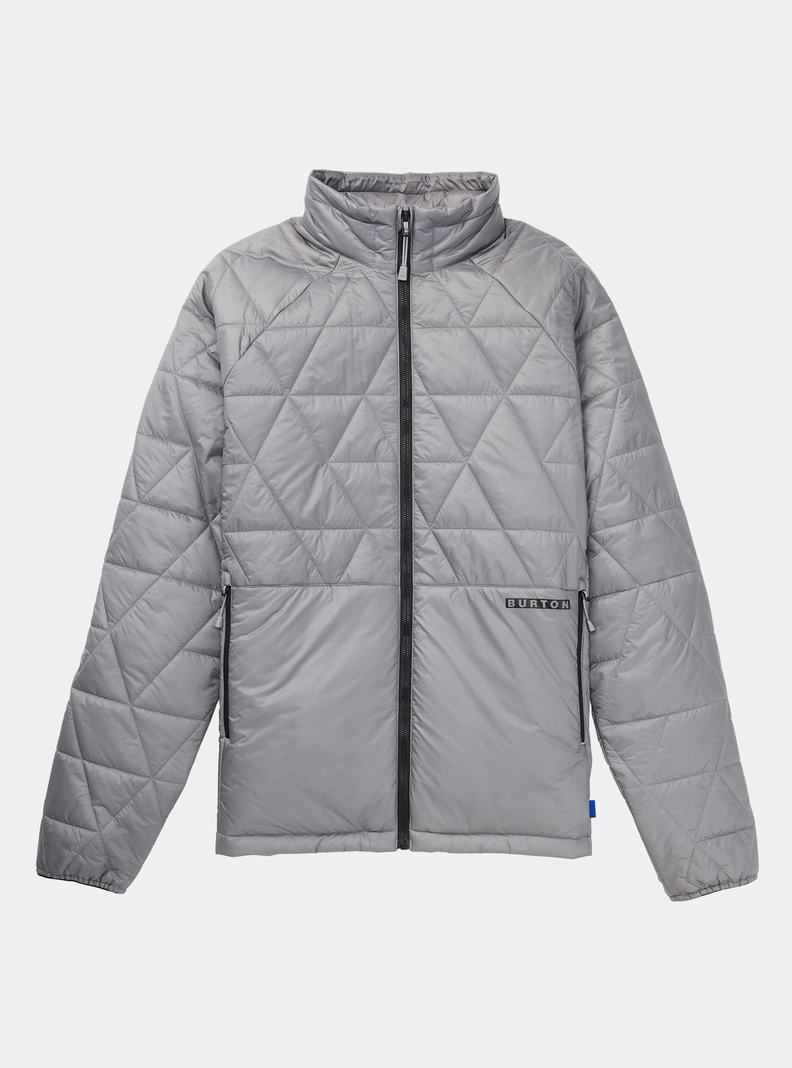 Burton Versatile Heat Synthetik Insulated Snowboardjacke Herren Grau | 762-GLOAPE