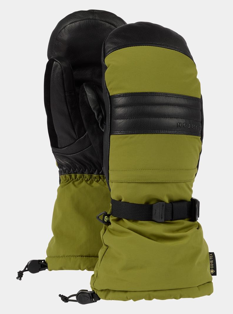 Burton Warmest GORE-TEX Fäustlinge Herren Grün | 564-UTHXBJ
