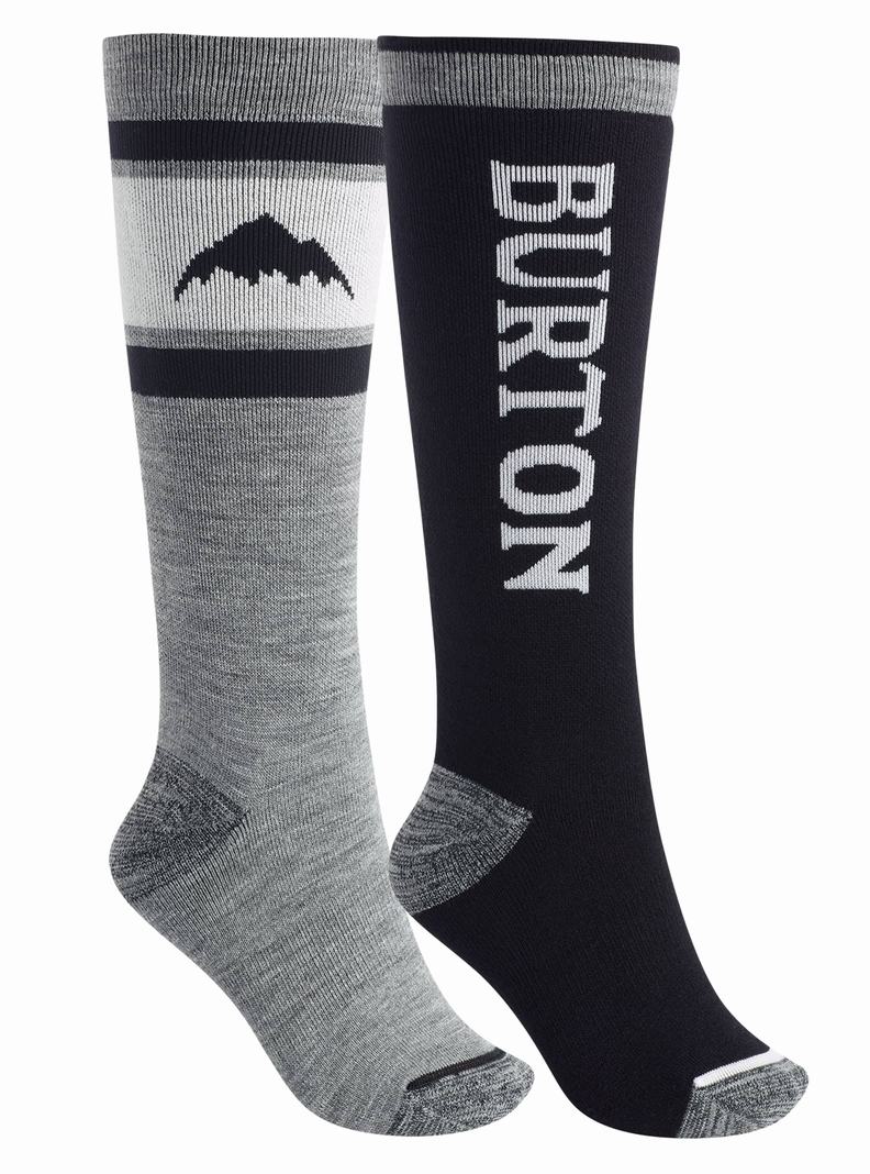 Burton Weekend Midweight (2 Pack) Socken Damen Schwarz | 740-BKNPTW