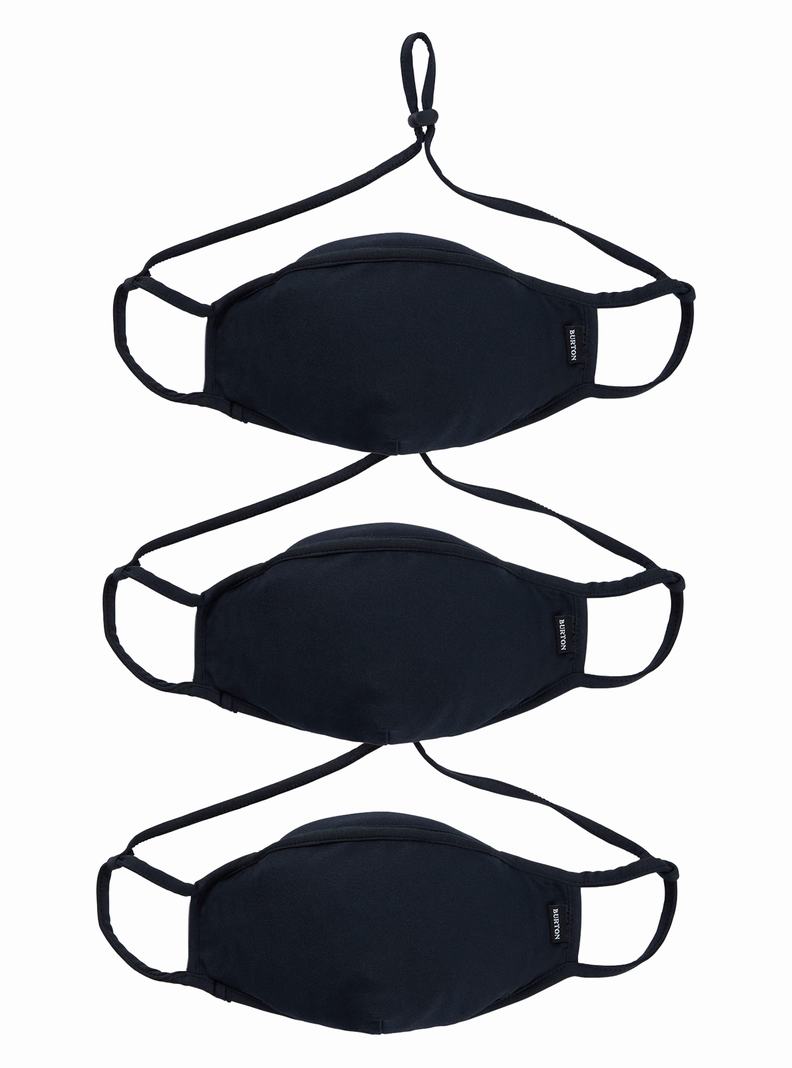 Burton Wicking 3-Pack Skimasken Damen Schwarz | 853-KVHJYP