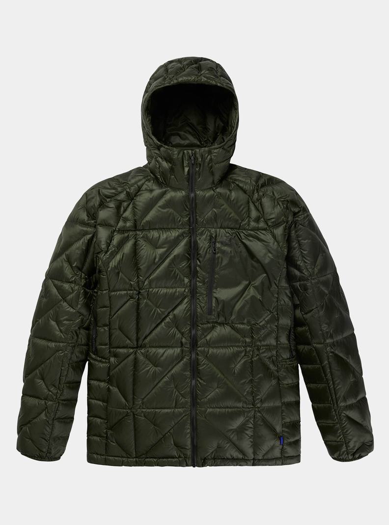 Burton [ak] Baker Mit Kapuze Down Snowboardjacke Herren Tiefesgrün | 824-BUIHFN