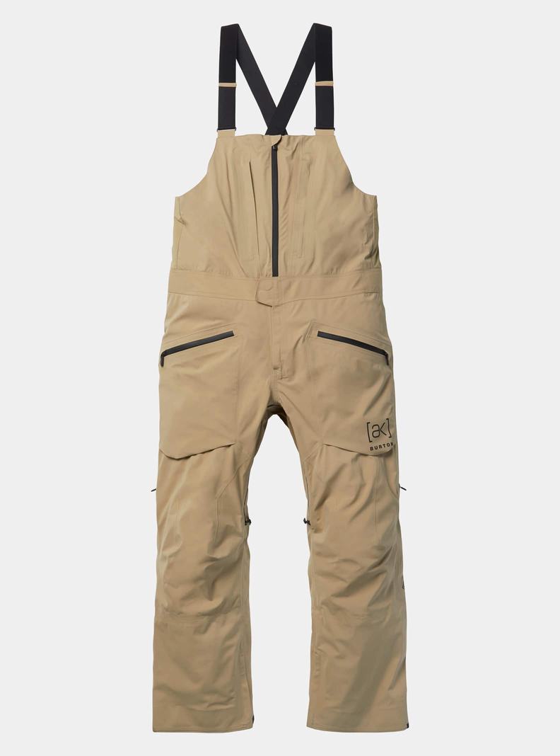 Burton [ak] Freebird GORE‑TEX 3L Stretch Latzhose Herren Khaki | 145-KFDLBQ