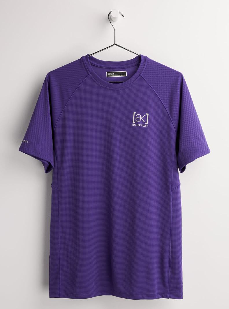 Burton [ak] Helium Power Dry Kurzes Sleeve Funktionswäsche Herren Lila | 650-KVMOCT