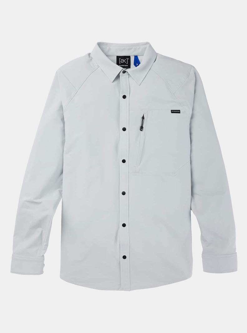 Burton [ak] Slats Long Sleeve Hemd Herren Grau | 984-KXWYPH