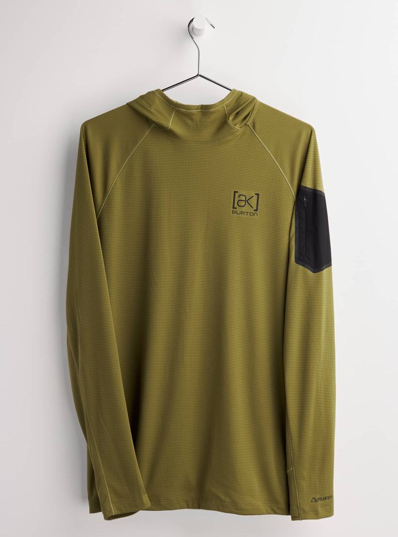 Burton [ak] System Hoodie Herren Olivgrün | 593-LYDJGH