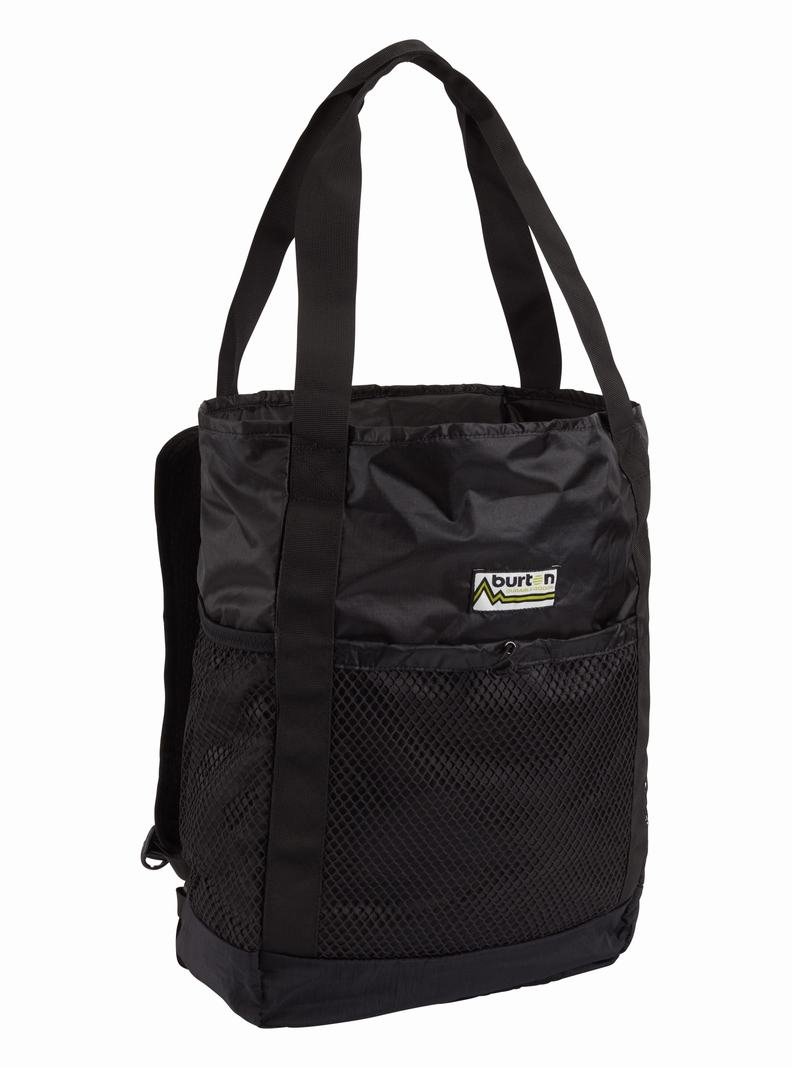 Burton 24L Packable Tote Rucksack Unisex Schwarz | 953-HDTAIW