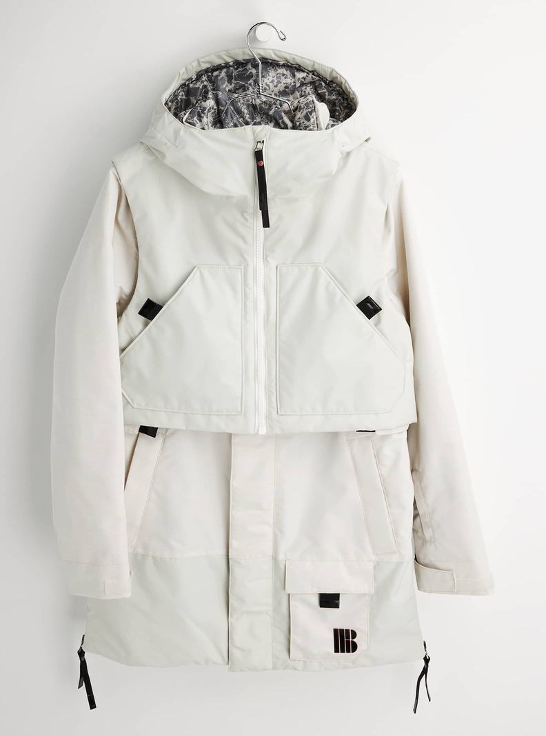 Burton Amora Parka Snowboardjacke Damen Silber | 508-NSQYFL
