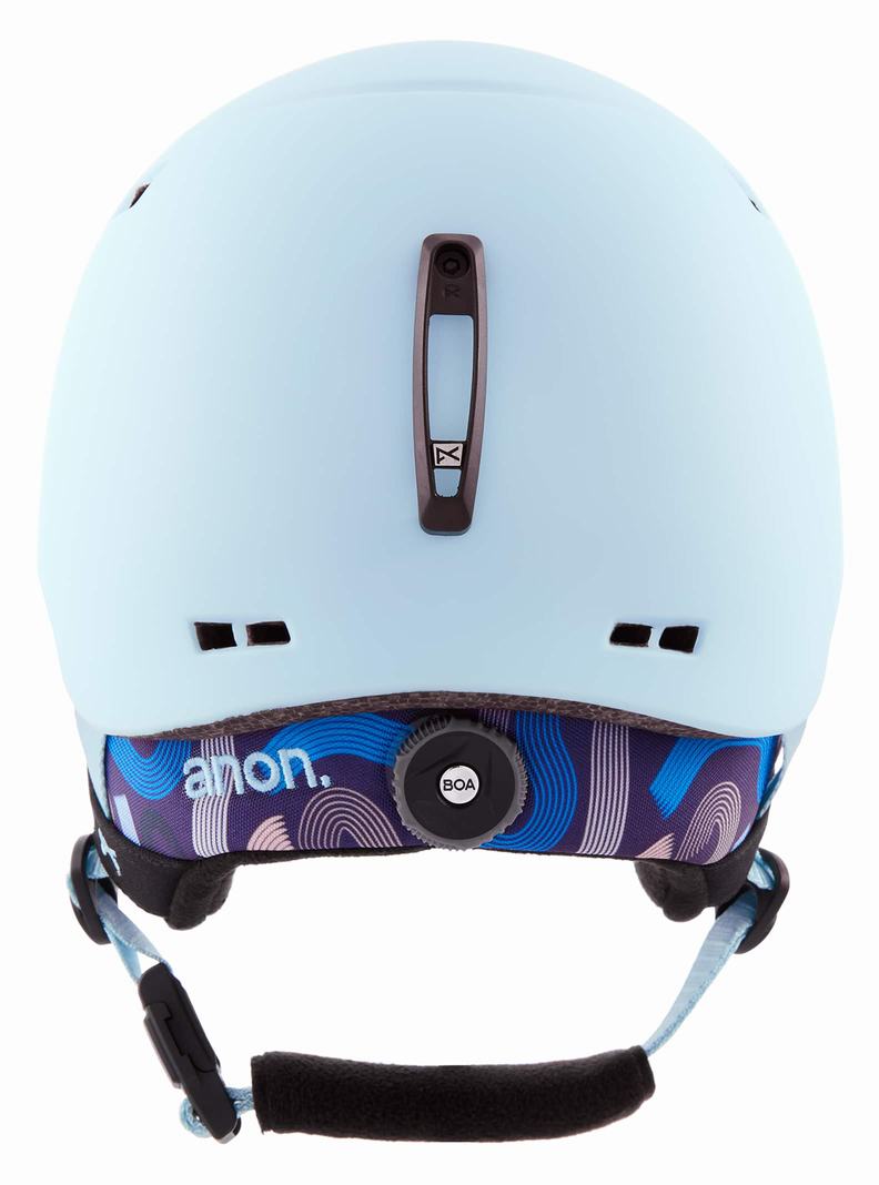 Burton Anon Burner Skihelm Kinder Blau | 653-SOAEMQ