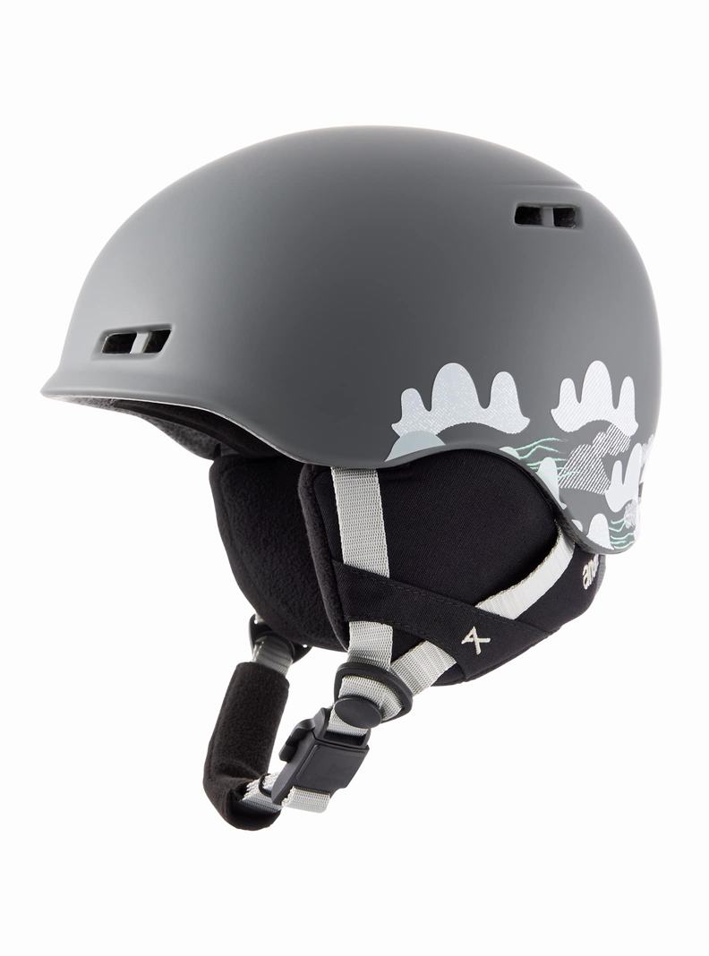 Burton Anon Burner Skihelm Kinder Blau Grau | 597-XZGNYA
