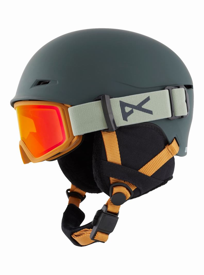 Burton Anon Define Skihelm Kinder Grau | 865-QROSYV