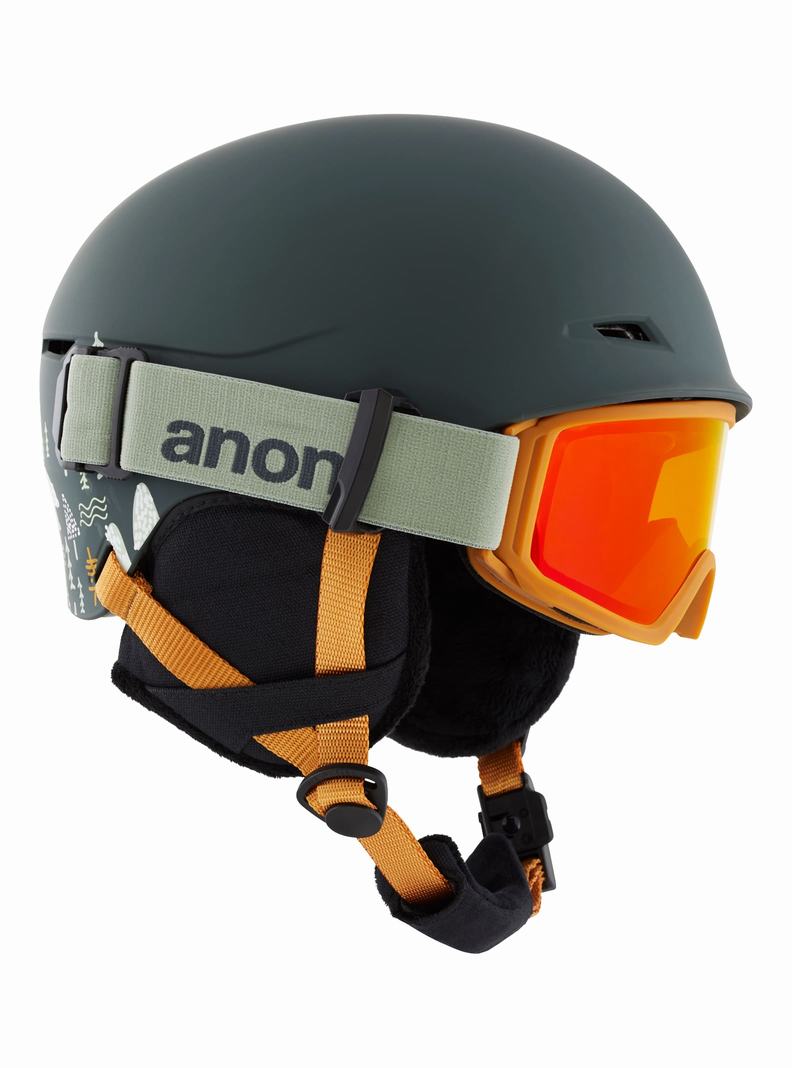 Burton Anon Define Skihelm Kinder Grau | 865-QROSYV