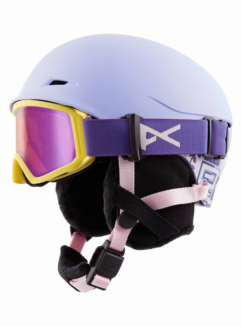 Burton Anon Define Skihelm Kinder Lila | 648-UTPJVC
