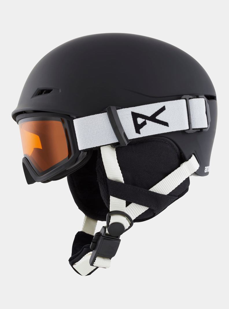 Burton Anon Define Skihelm Kinder Schwarz | 391-QWRDJI