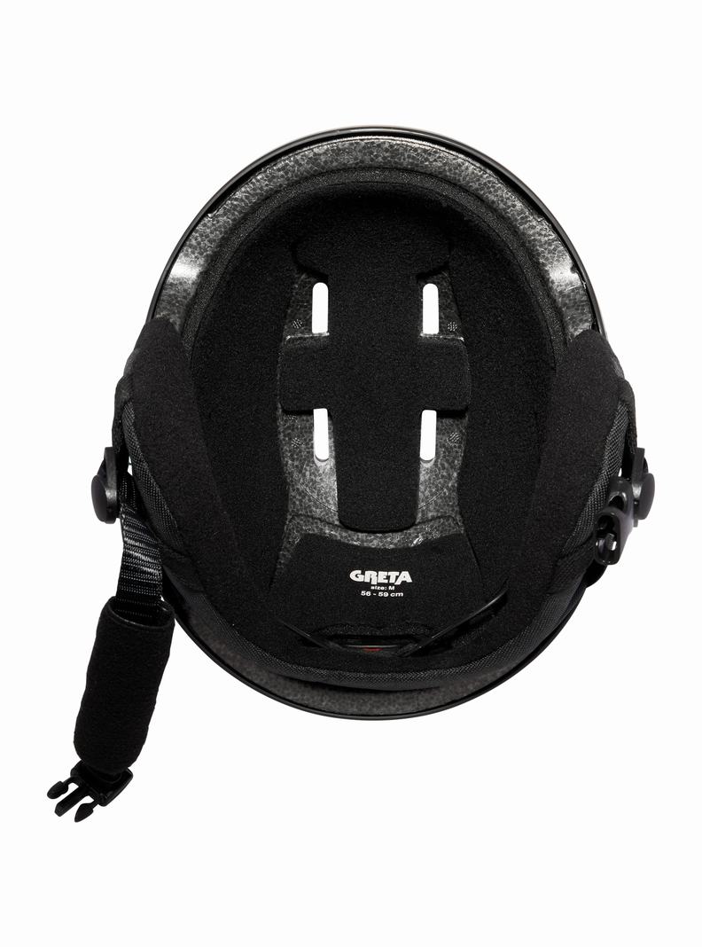 Burton Anon Greta 3 Round Fit Skihelm Damen Schwarz | 672-IAREDU