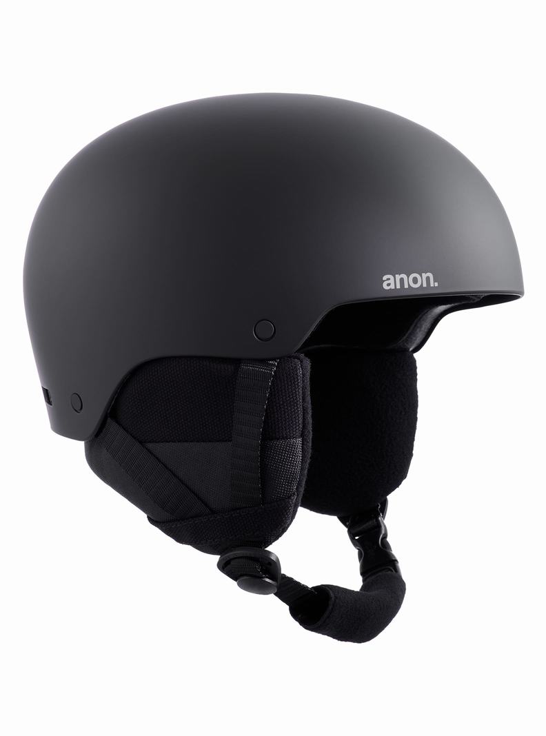Burton Anon Greta 3 Round Fit Skihelm Damen Schwarz | 672-IAREDU