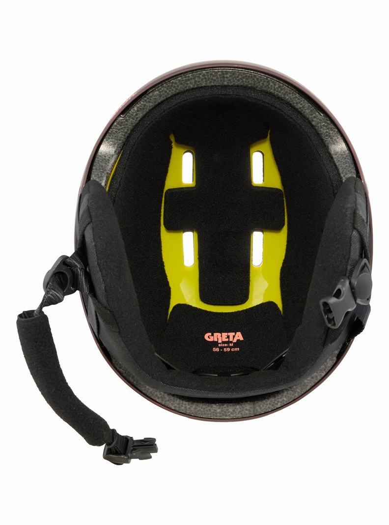 Burton Anon Greta 3 Skihelm Damen Schokolade | 327-XPWYCF