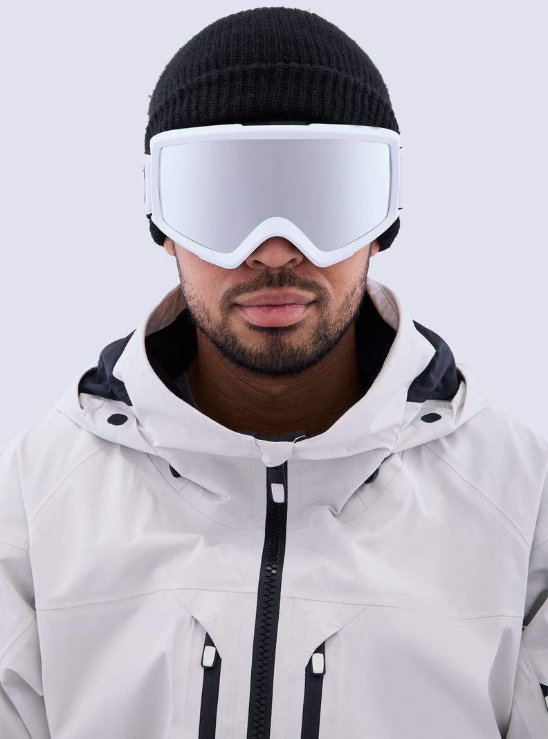 Burton Anon Helix 2.0 Goggles + Bonus Lens Skibrillen Damen Weiß Silber | 615-AVKJEG