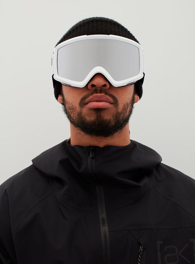 Burton Anon Helix 2.0 Goggles + Bonus Lens Skibrillen Damen Weiß Silber | 615-AVKJEG