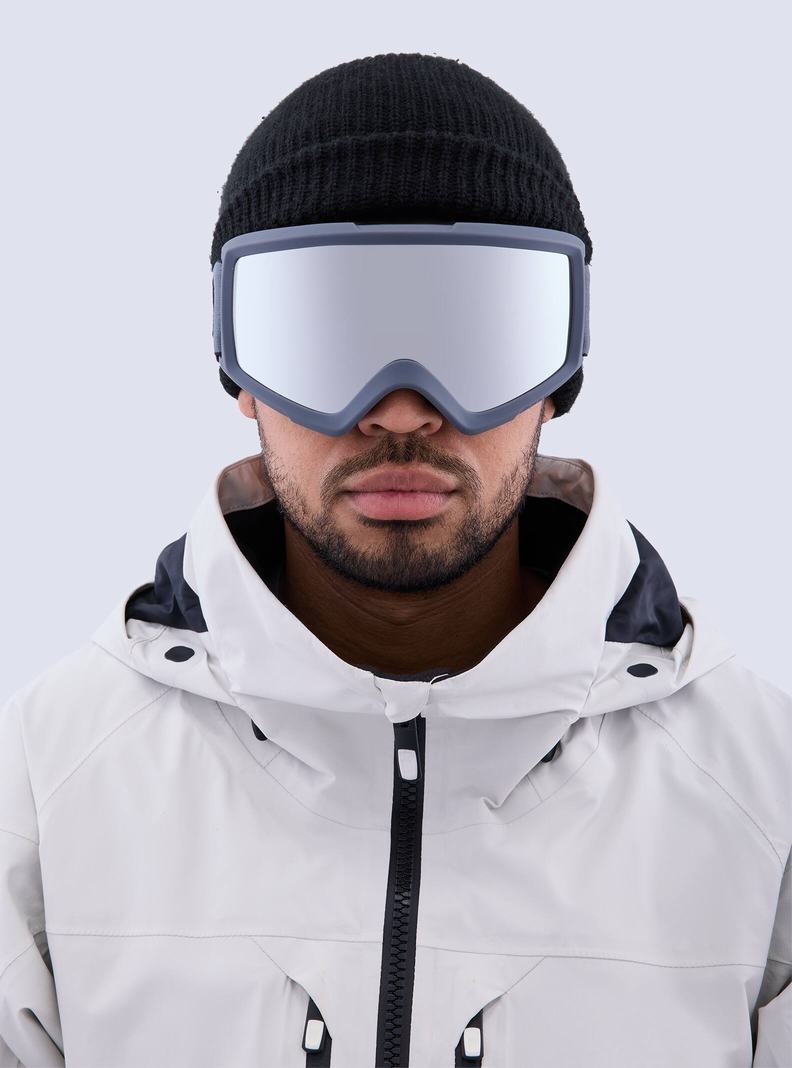 Burton Anon Helix 2.0 Goggles + Bonus Lens Skibrillen Damen Silber | 895-BWCLMF