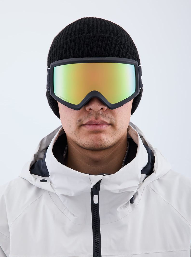 Burton Anon Helix 2.0 Low Bridge Fit Skibrillen Damen Schwarz Grün | 165-JSXPYB
