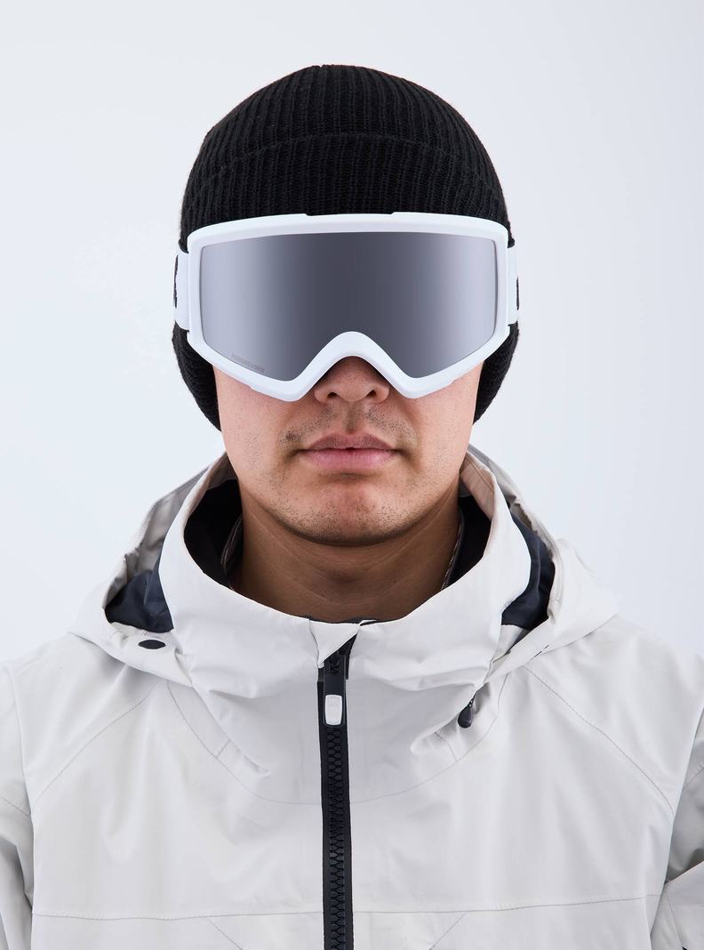 Burton Anon Helix 2.0 Low Bridge Fit Skibrillen Damen Weiß Orange Schwarz | 902-SNABKM