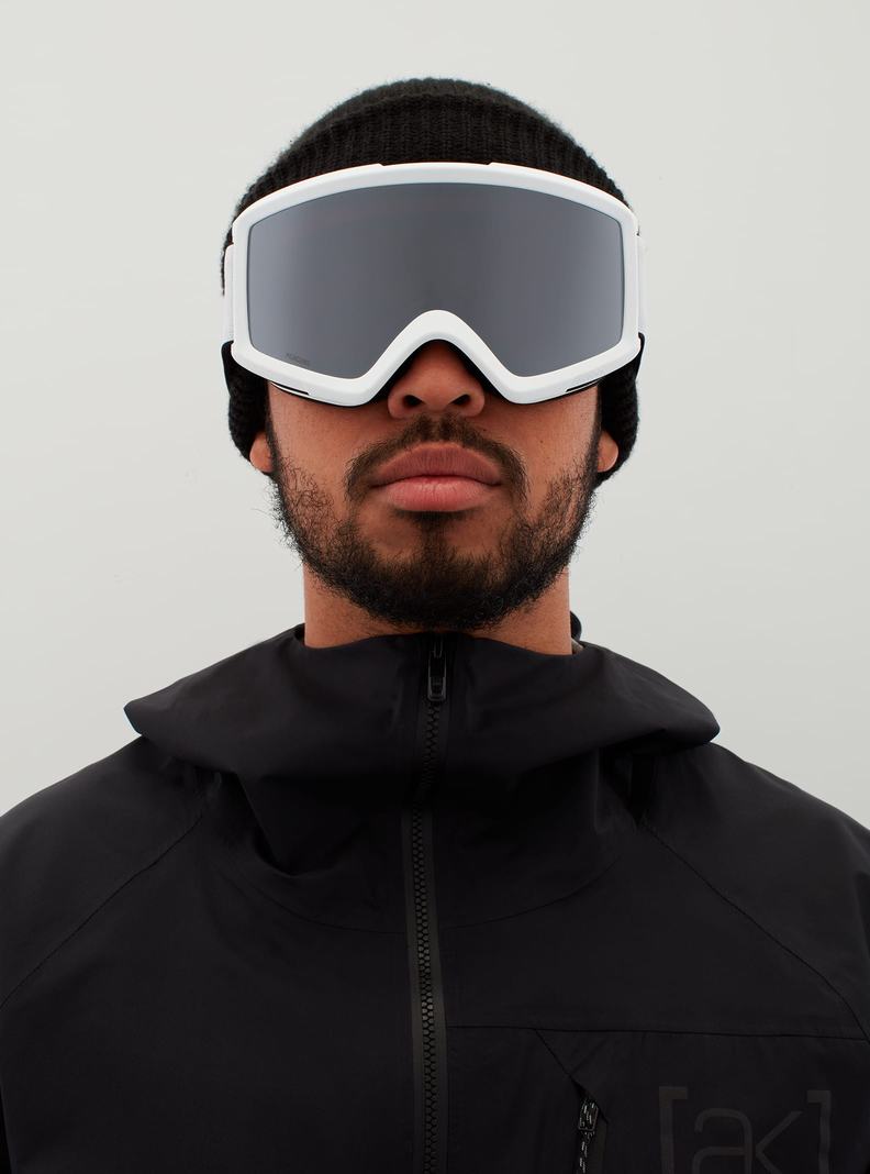 Burton Anon Helix 2.0 Perceive Goggles + Bonus Lens Skibrillen Damen Weiß Orange Schwarz | 912-FRXYVN