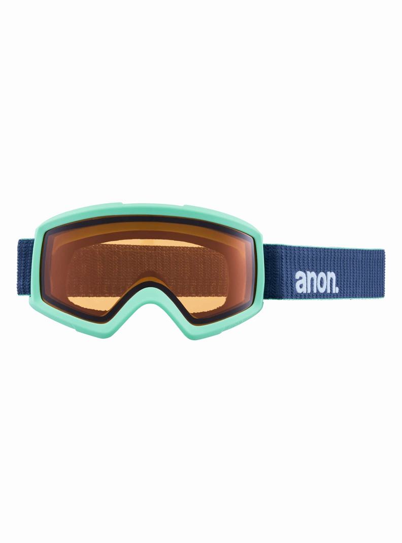 Burton Anon Helix 2.0 Perceive Goggles + Bonus Lens Skibrillen Damen Weiß Orange Schwarz | 912-FRXYVN